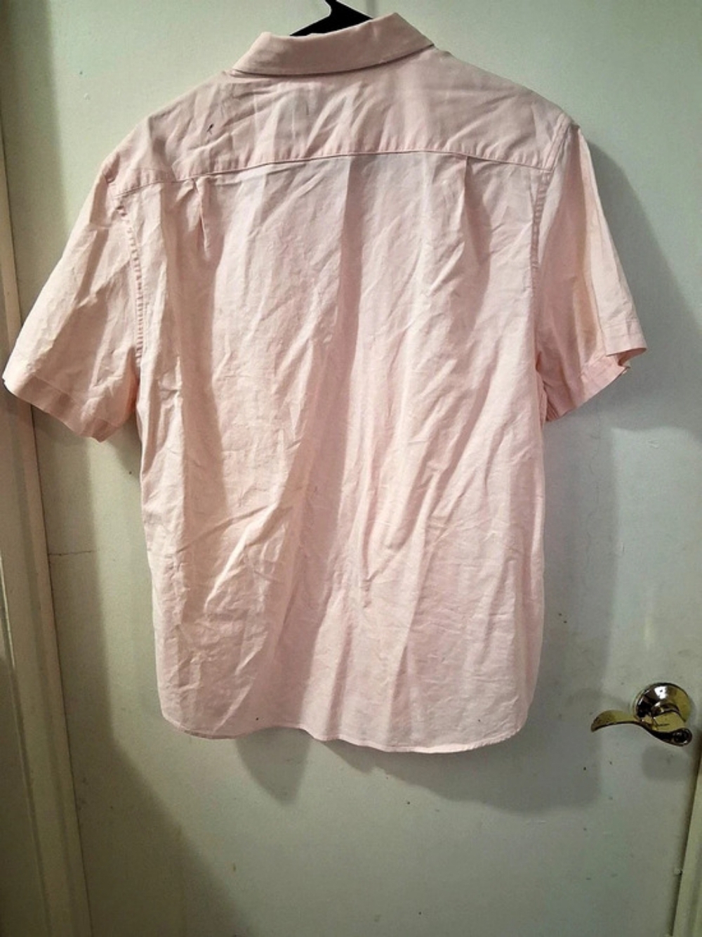 Nautica Pink Short Sleeve Button Down Size Medium - Picture 3 of 4